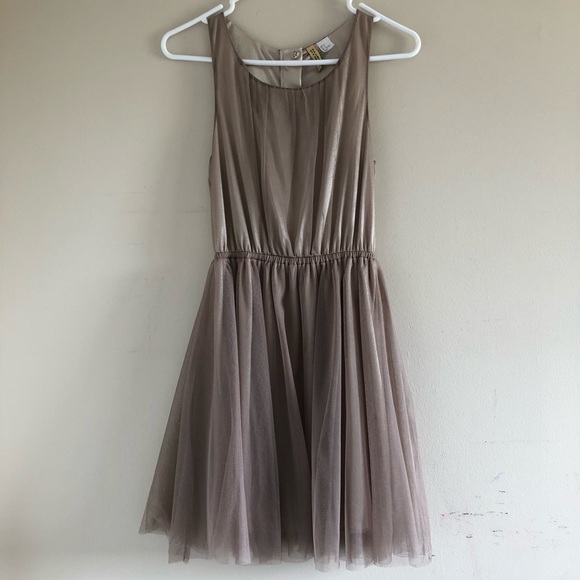 H&M Dresses & Skirts - H&M Shimmery Champagne Tulle Dress